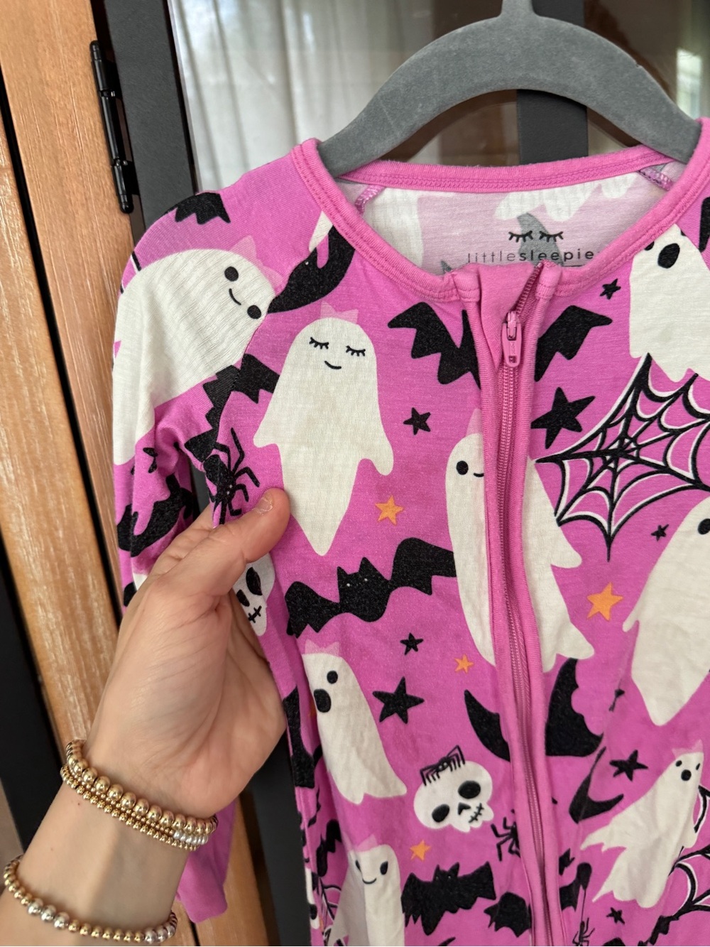 Little Sleepies zippy footies Frightful Friends Halloween ghosts toddler baby - Picture 5 of 7